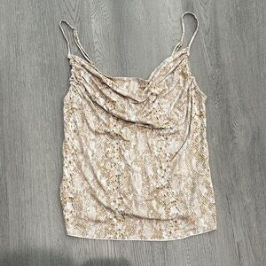 Free People Snake Print Women's Top